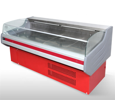 Single-temperature Commercial Butcher Shop Meat Fridge Counter Open Meat Display Fridge