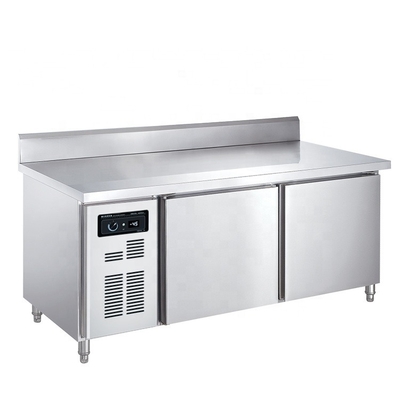 Single-temperature minus 20 degree centigrade double refrigerated under counter food salad prep table counter top refrigerator