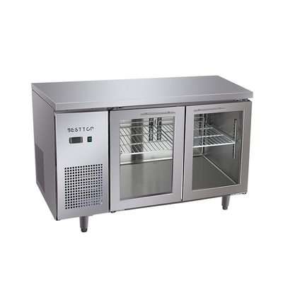 Single-temperature stainless steel under counter stainless steel commercial refrigeration equipment kitchen hotel freezer counter cooling refrigerator