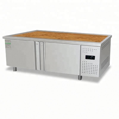 Single-temperature China Stainless Steel Kitchen Equipment Refrigerator Working Table Bench Fridge Worktop Refrigerator 1800mm on sale