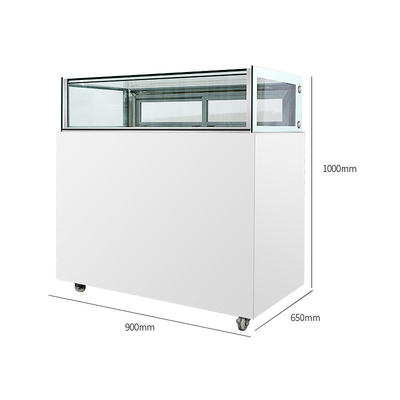 Commercial Single-Temperature Counter Cake Display Fridge Refrigerator Showcase With Sliding Drawer